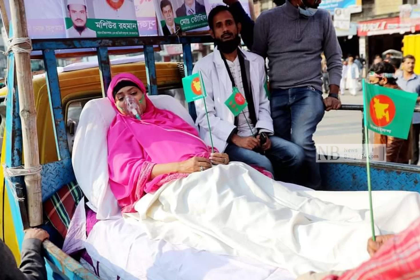 বিএনপির বিজয় র‍্যালিতে ‘অসুস্থ খালেদা’