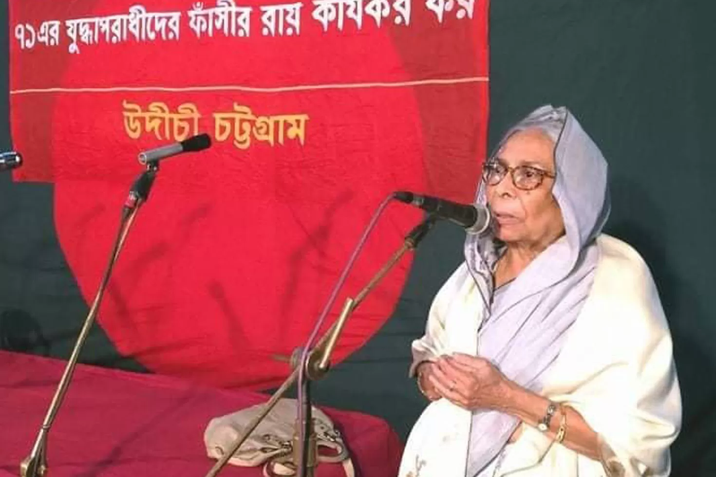 শহীদজায়া মুশতারী শফীর প্রয়াণ