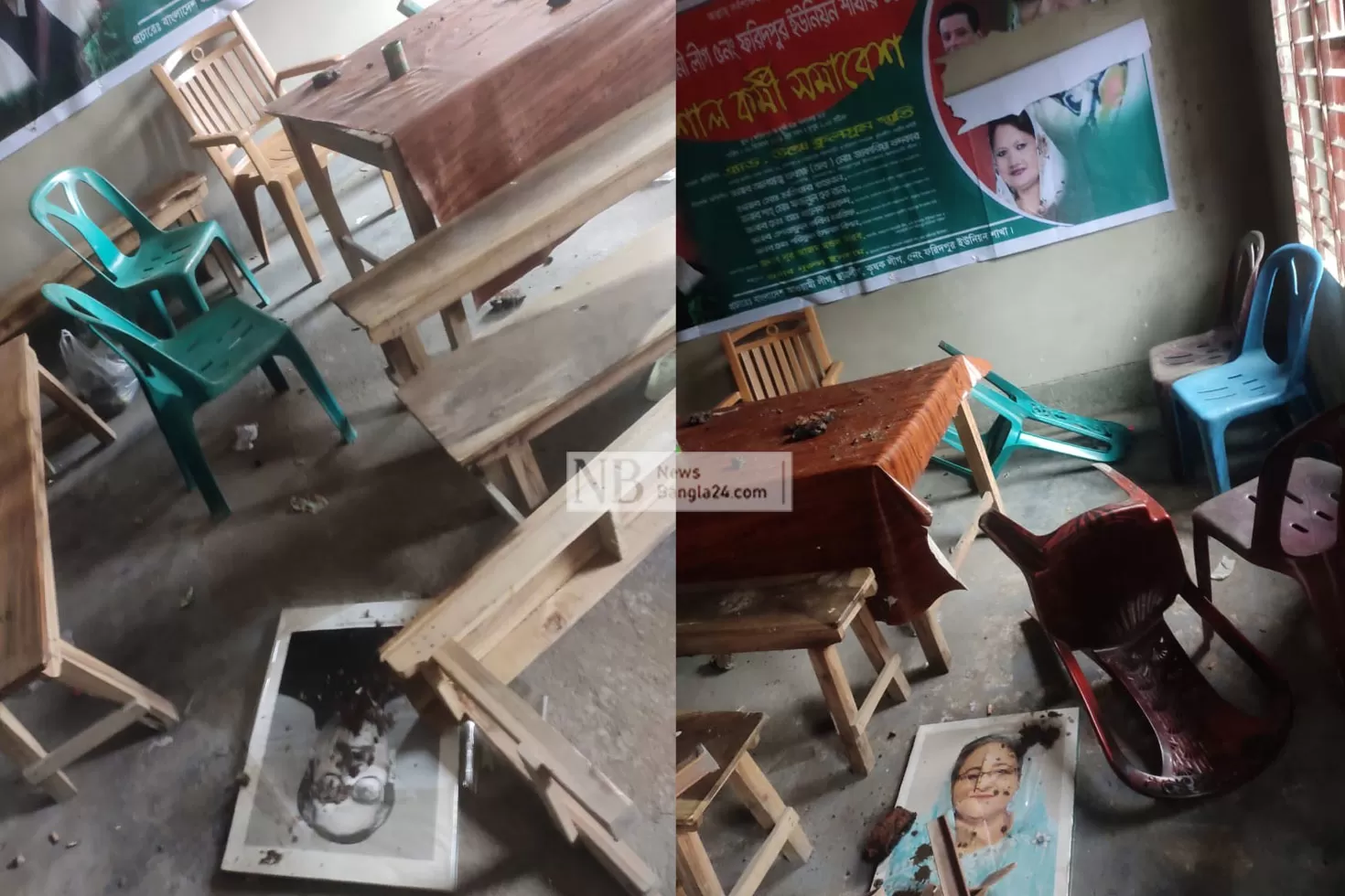 গাইবান্ধায় আ. লীগ প্রার্থীর কার্যালয়ে ‘হামলা’, আহত ৬