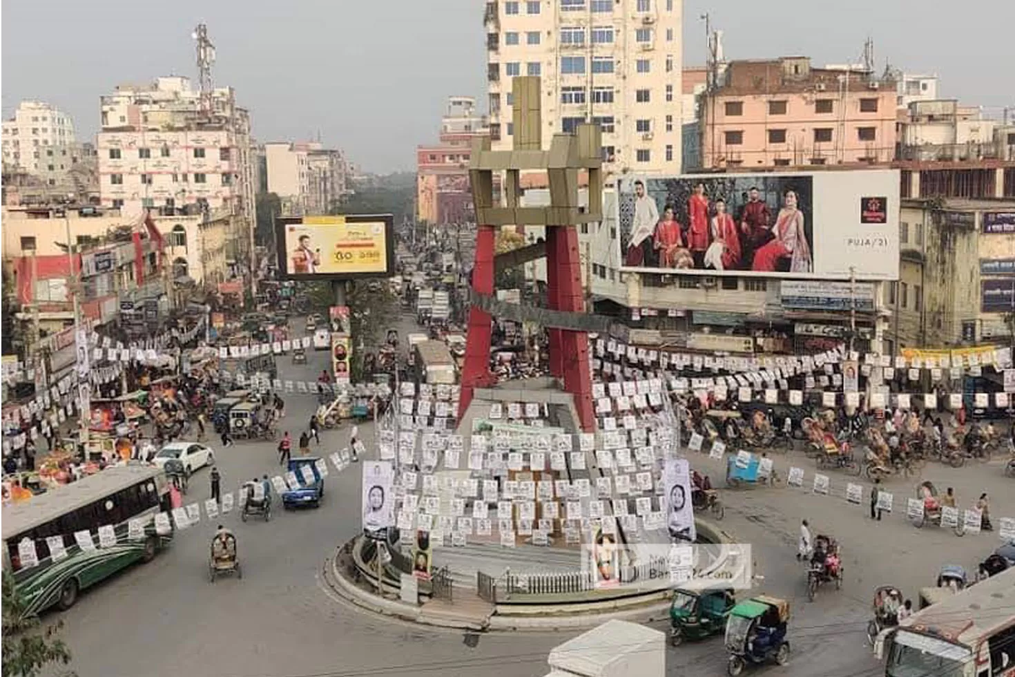 নারায়ণগঞ্জে কাউন্সিলর প্রার্থীদের মধ্যে 
সংঘাতের শঙ্কা