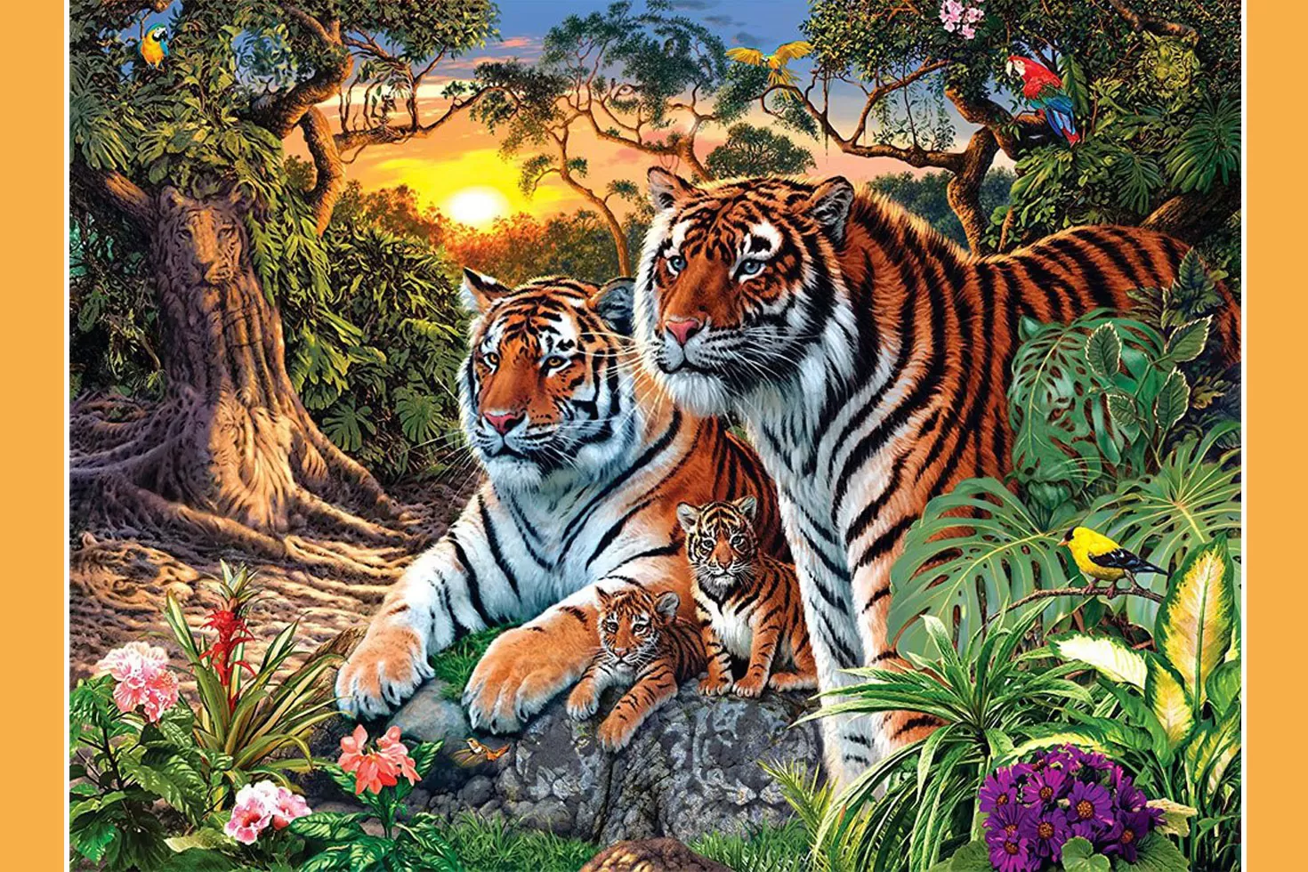 বাঘগুলো খুঁজে বের করো