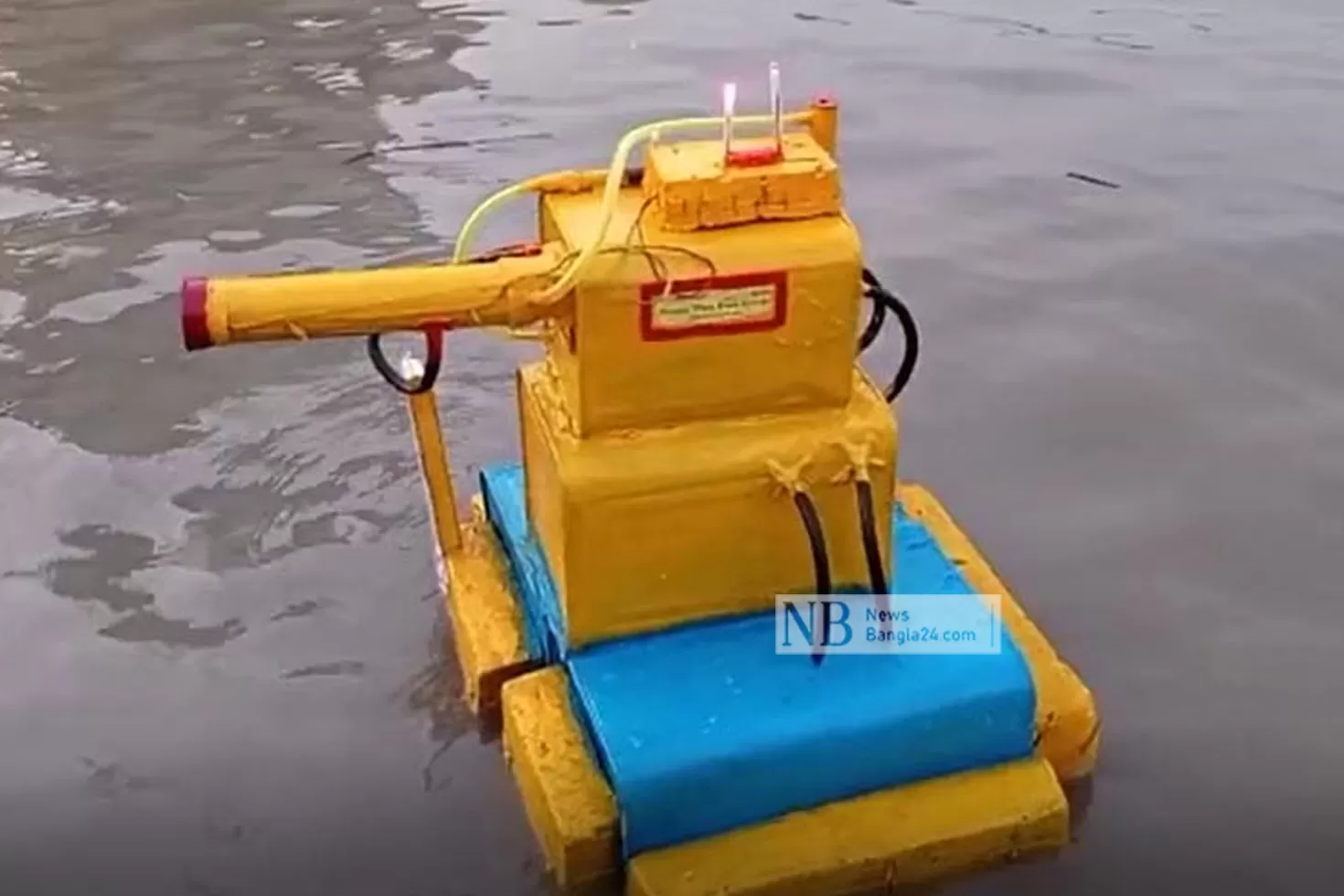 ওমর ফারুকের যন্ত্রে ঢেউ থেকে বিদ্যুৎ