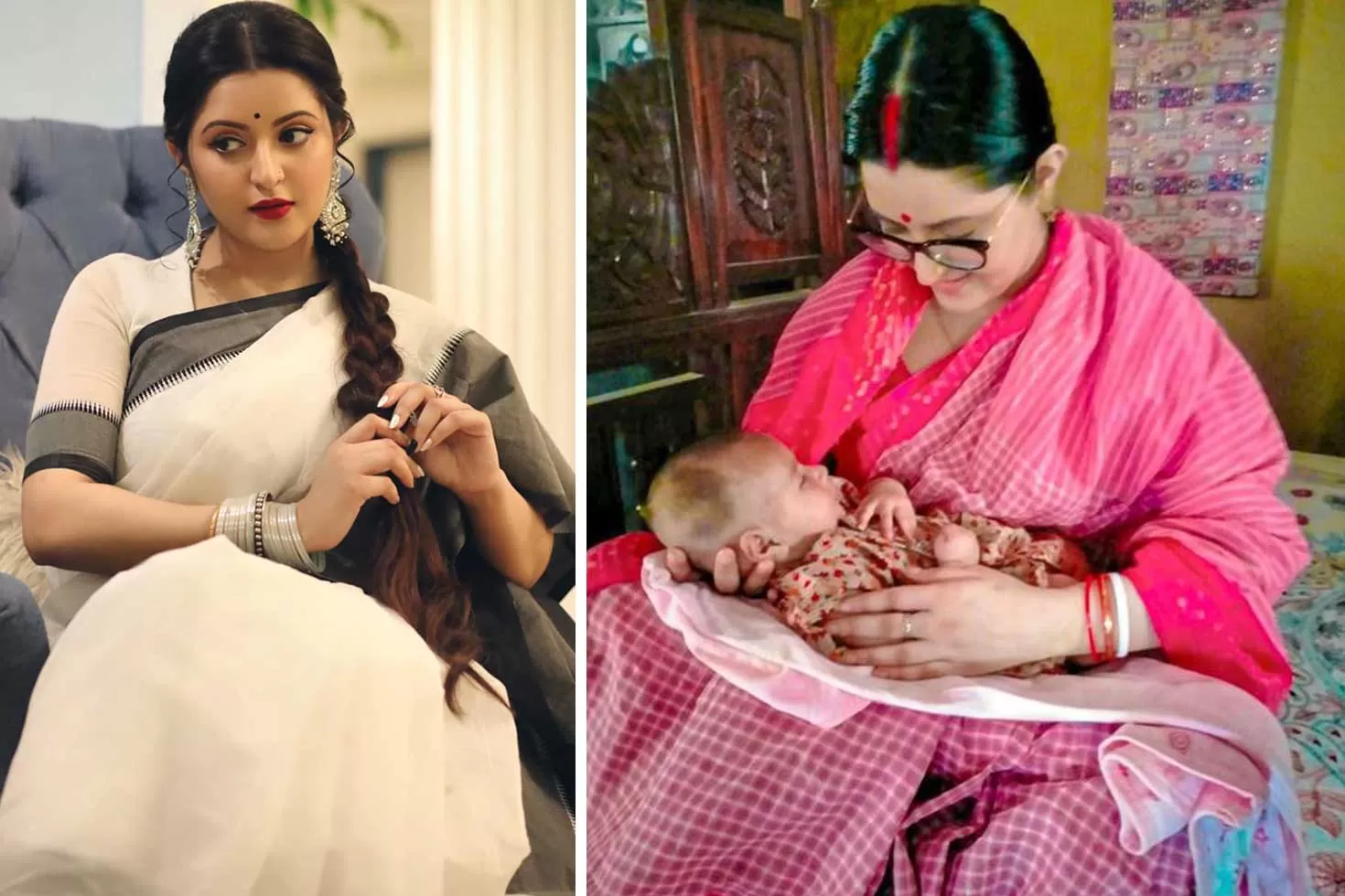 সিনেমার-সন্তানকে-বিয়ের-নাকফুল-দিলেন-পরীমনি