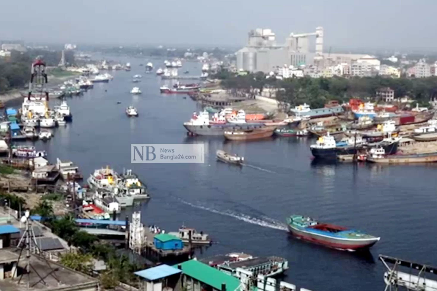 দূষণে কালো শীতলক্ষ্যা