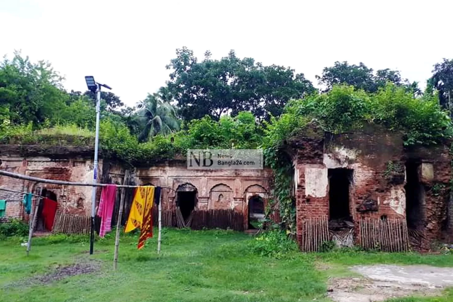 আগাছার দখলে মোগল আমলের জৌলুসময় বাড়ি