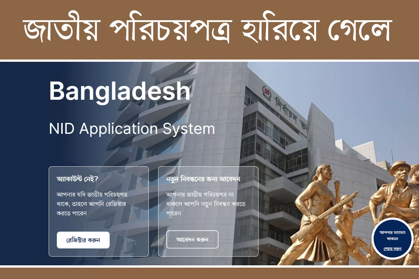 জাতীয়-পরিচয়পত্র-হারিয়ে-গেলে-যা-করবেন