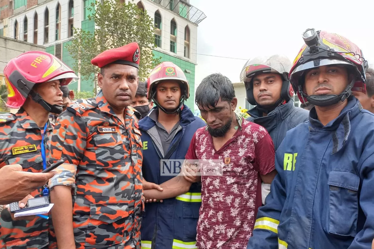 নালা থেকে উদ্ধার 