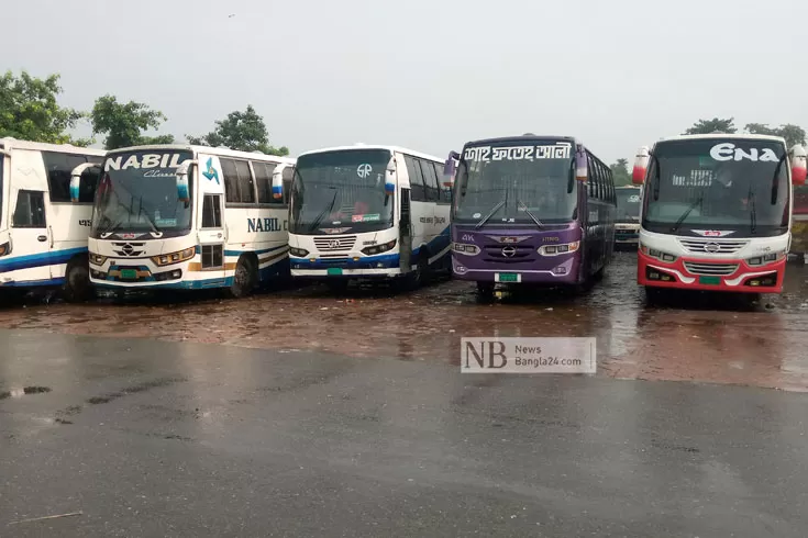 রংপুরে-বাস-চলাচল-আংশিক বন্ধ