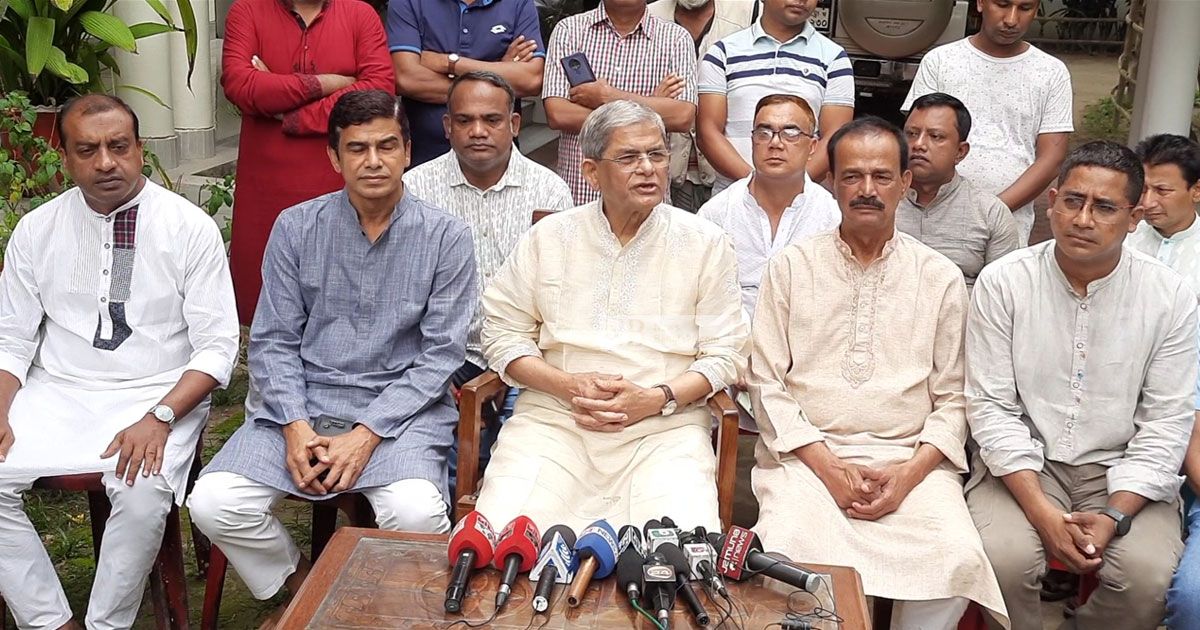 সরকার স্বৈরতান্ত্রিক বলেই মা-ছেলেকে আটক: ফখরুল