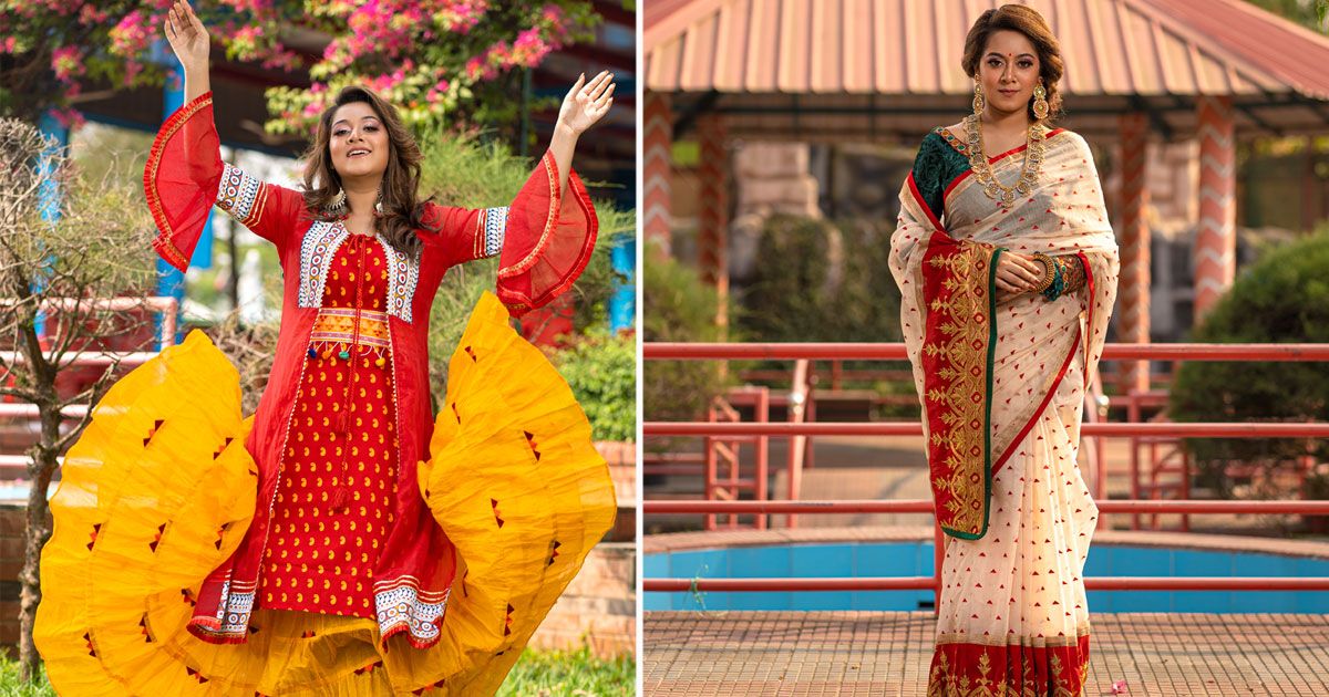বাহারি পোশাকে আনন্দের ঈদ