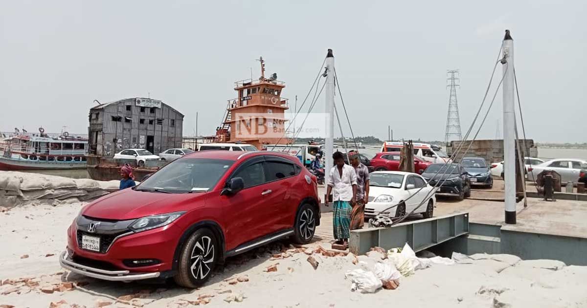 জাজিরার নতুন ঘাটে ফেরি চলাচল শুরু
