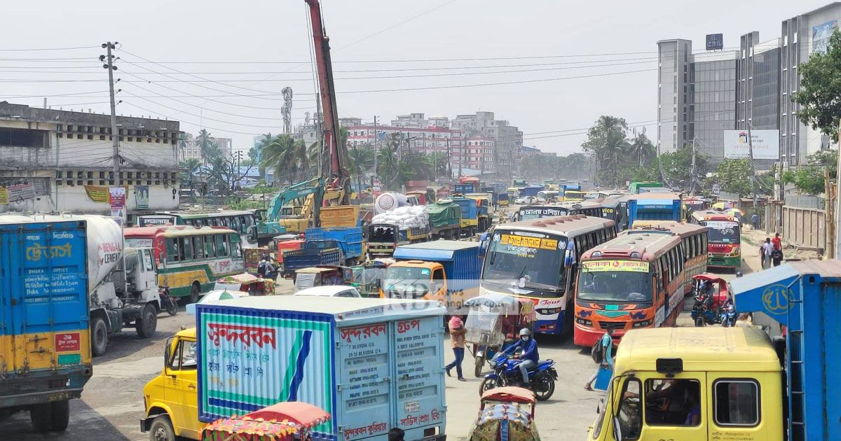 গাজীপুরে যানবাহন বাড়লেও জট নেই