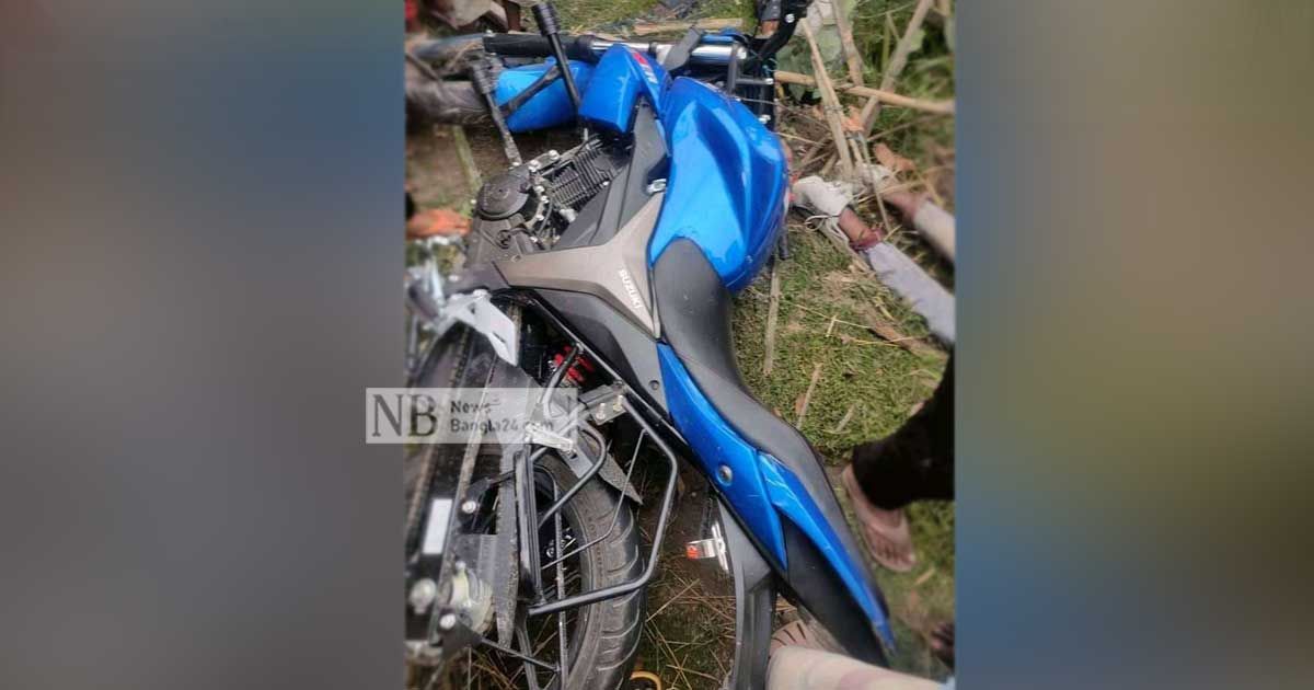 মোটরসাইকেল-পড়ে-যাওয়ায়-চালক-পথচারী-নিহত