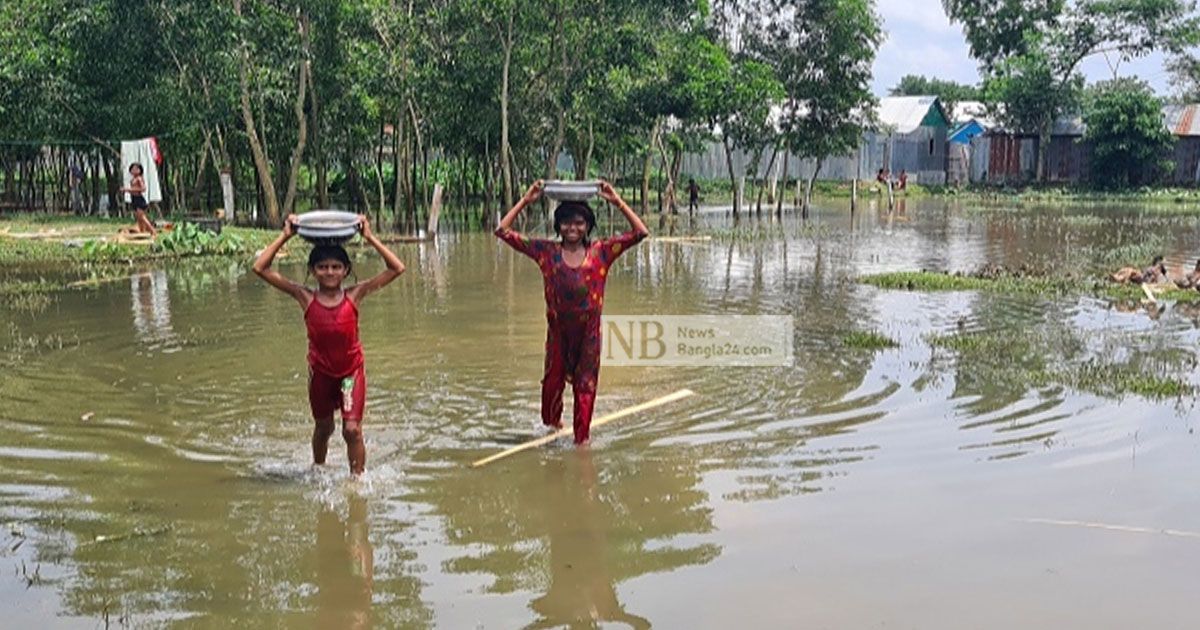 ৩ ঘণ্টার বৃষ্টিতে পানিবন্দি দুই দিন