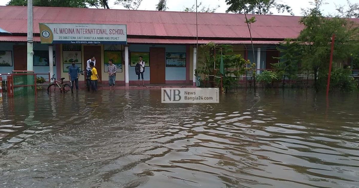 বন্যায় বন্ধ সিলেটের ৭ শতাধিক শিক্ষাপ্রতিষ্ঠান