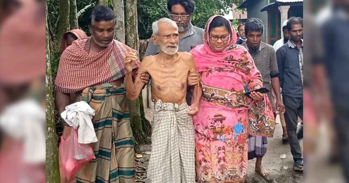 ‘সম্পত্তি লিখে না দেয়ায়’ বৃদ্ধকে শিকলবন্দি, পুলিশের উদ্ধার