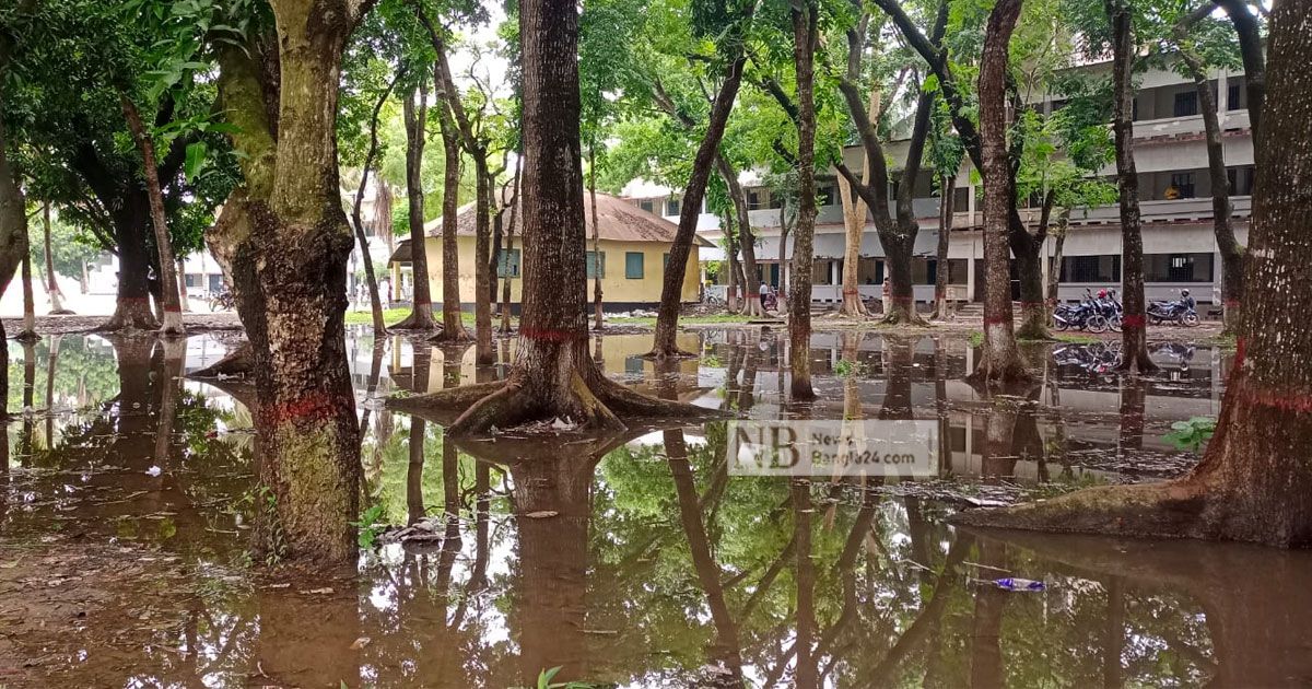 বছরের ৮ মাস জলাবদ্ধতা থাকে যে কলেজে