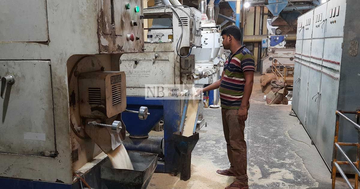 ধানের বিপরীতে চালের উৎপাদনও কম এবার
