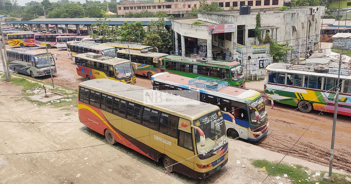 ফরিদপুরে খোয়া বাস মিলল ঝিনাইদহে, হেলপার পলাতক 