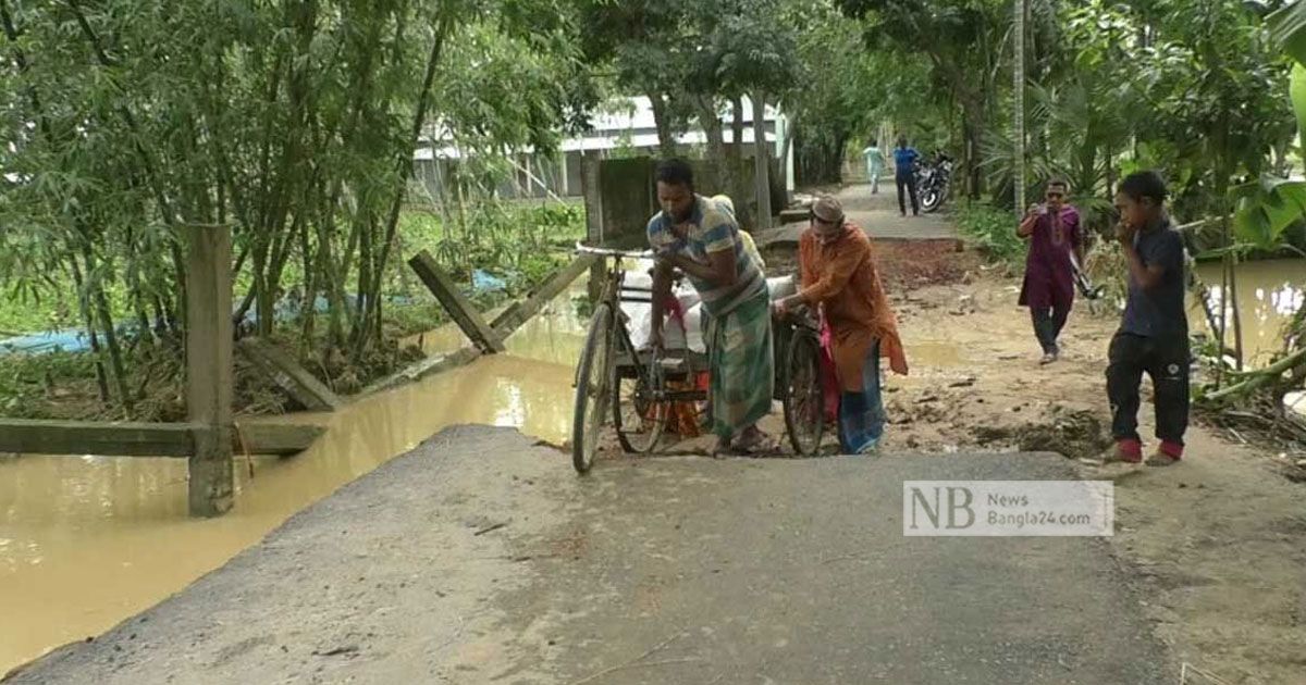 শেরপুরে কমছে পানি, বাড়ছে দুর্ভোগ 