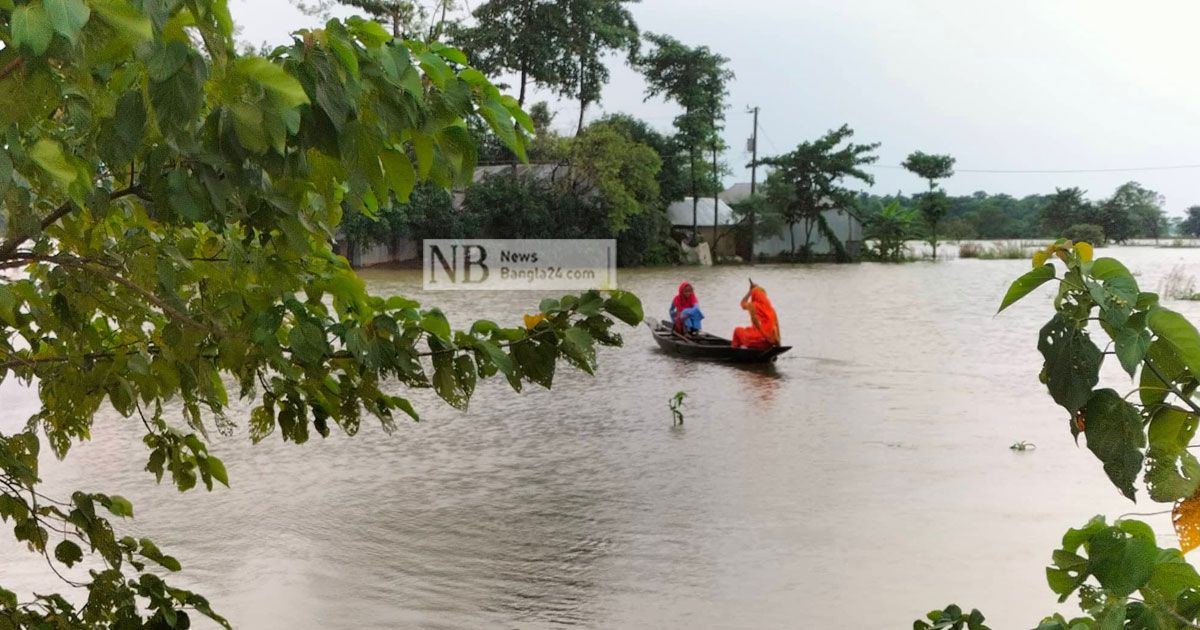 সুনামগঞ্জে কমছে পানি