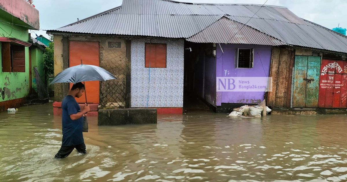 ফের-বন্যার-পানি-সুনামগঞ্জ-শহরে