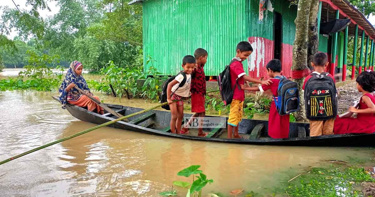 সোমেশ্বরীর পানিতে ব্যাপক ক্ষতি কৃষির