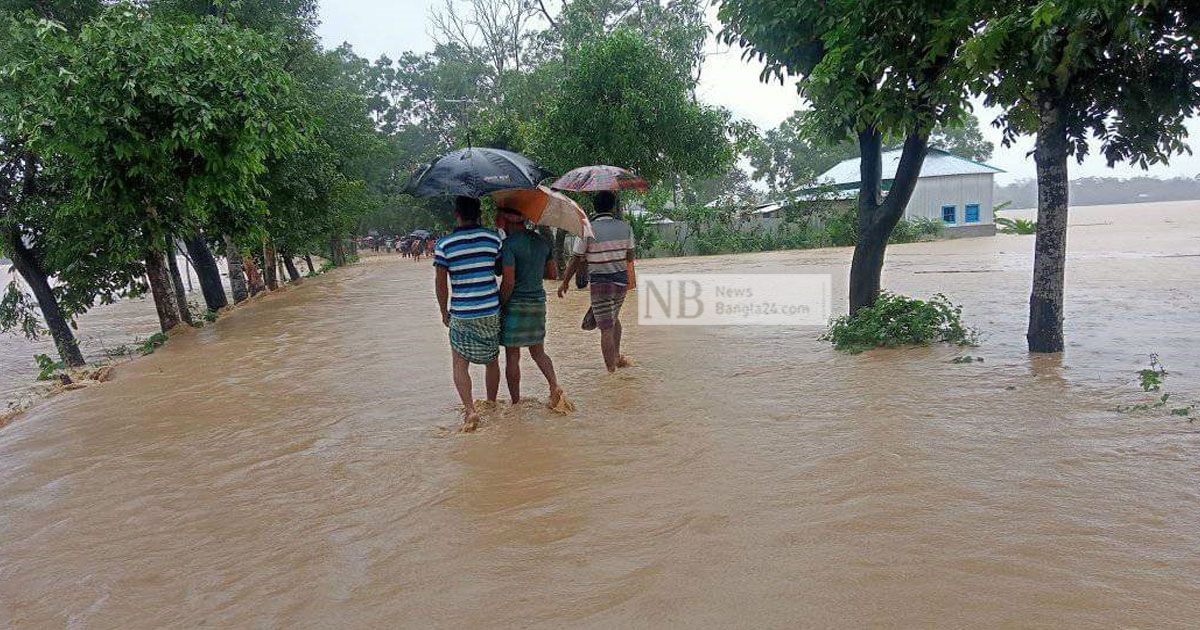 শেরপুরে-প্লাবিত-৫০-গ্রাম