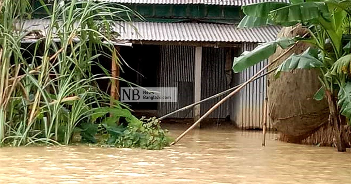 ধোবাউড়ায় অর্ধশতাধিক গ্রাম প্লাবিত, পানিবন্দি ২০ হাজার মানুষ