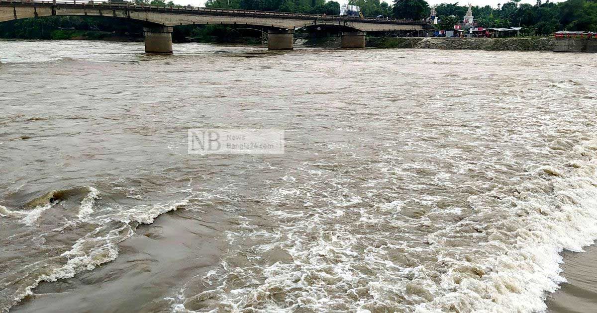 ৯ নদীর পানি বিপৎসীমার উপরে