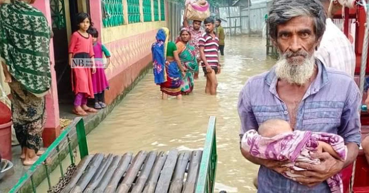 হবিগঞ্জের নতুন এলাকা প্লাবিত