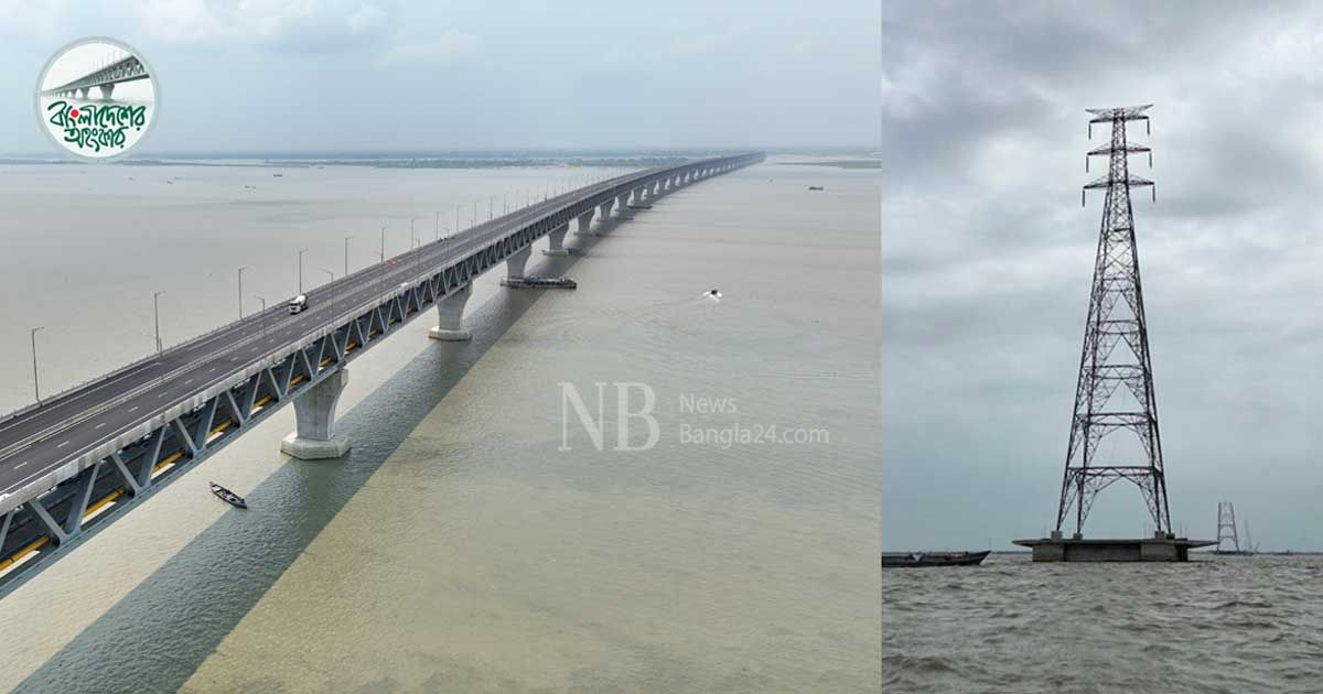 পদ্মা সেতুর টাকাতেই উচ্চক্ষমতার বিদ্যুৎ সঞ্চালনের পিলার