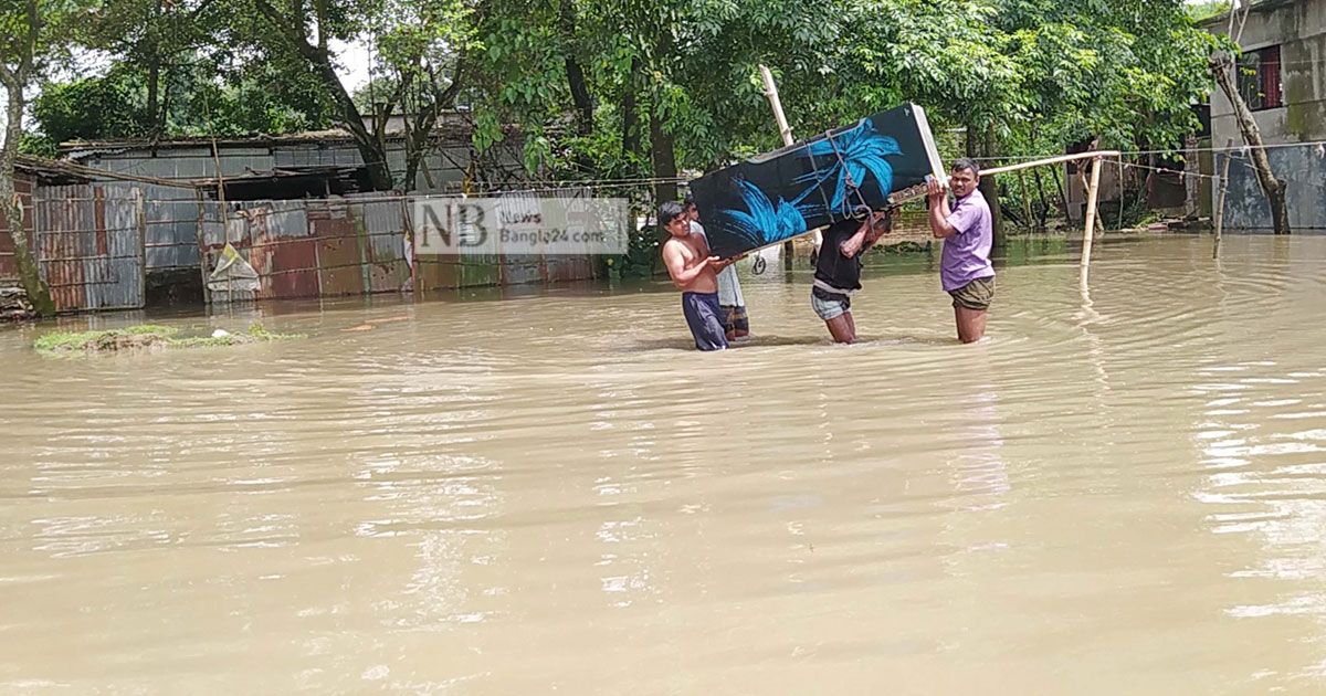 বন্যার শঙ্কা এবার দিনাজপুরে 