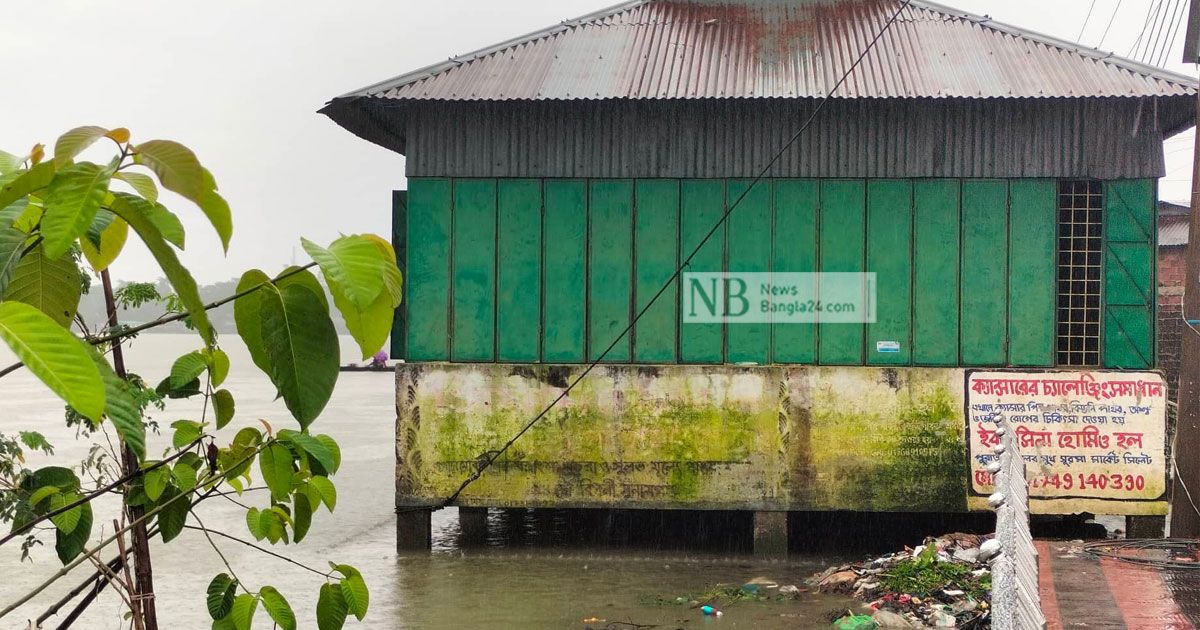 সুনামগঞ্জে বাড়ছে সুরমার পানি, দীর্ঘস্থায়ী বন্যার শঙ্কা