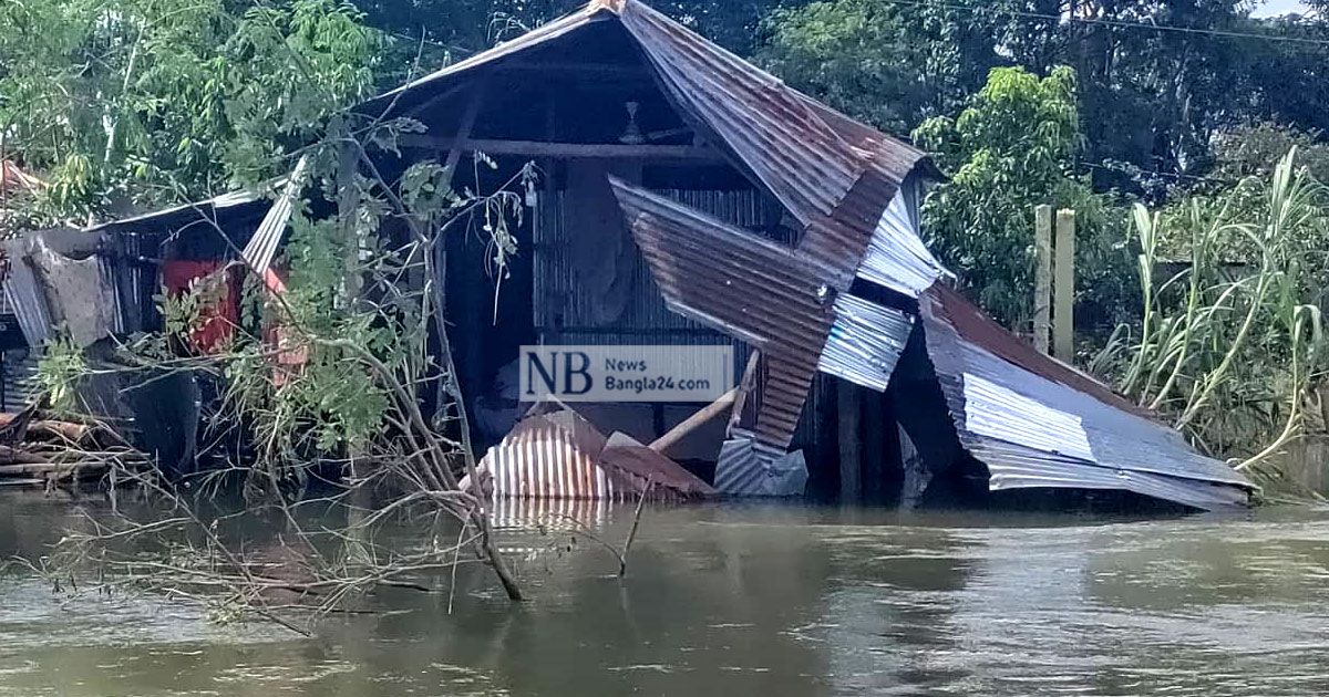 সিলেটে-বন্যায়-ভাঙল-৪১-হাজার-ঘর