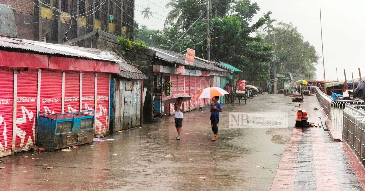 সুনামগঞ্জে-কমেছে-বৃষ্টি-নামছে-পানি