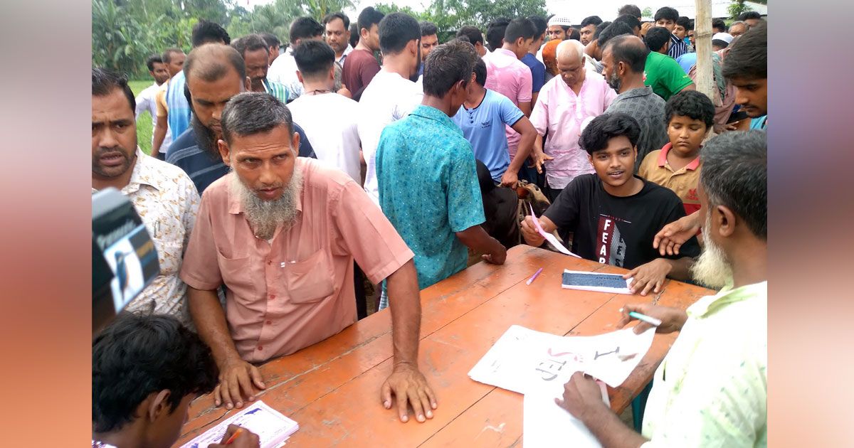 বগুড়ার হাটে হাটে দ্বিগুণ খাজনা আদায়