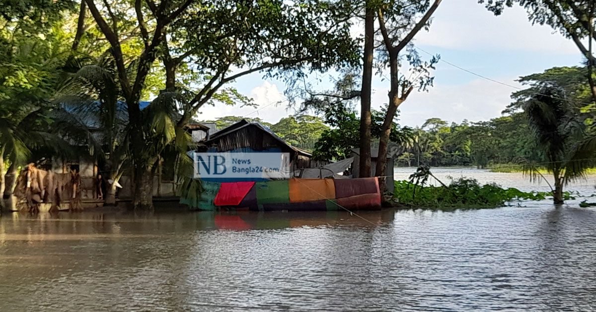 মেঘনার জোয়ারে প্লাবিত লক্ষ্মীপুরের ২০ গ্রাম