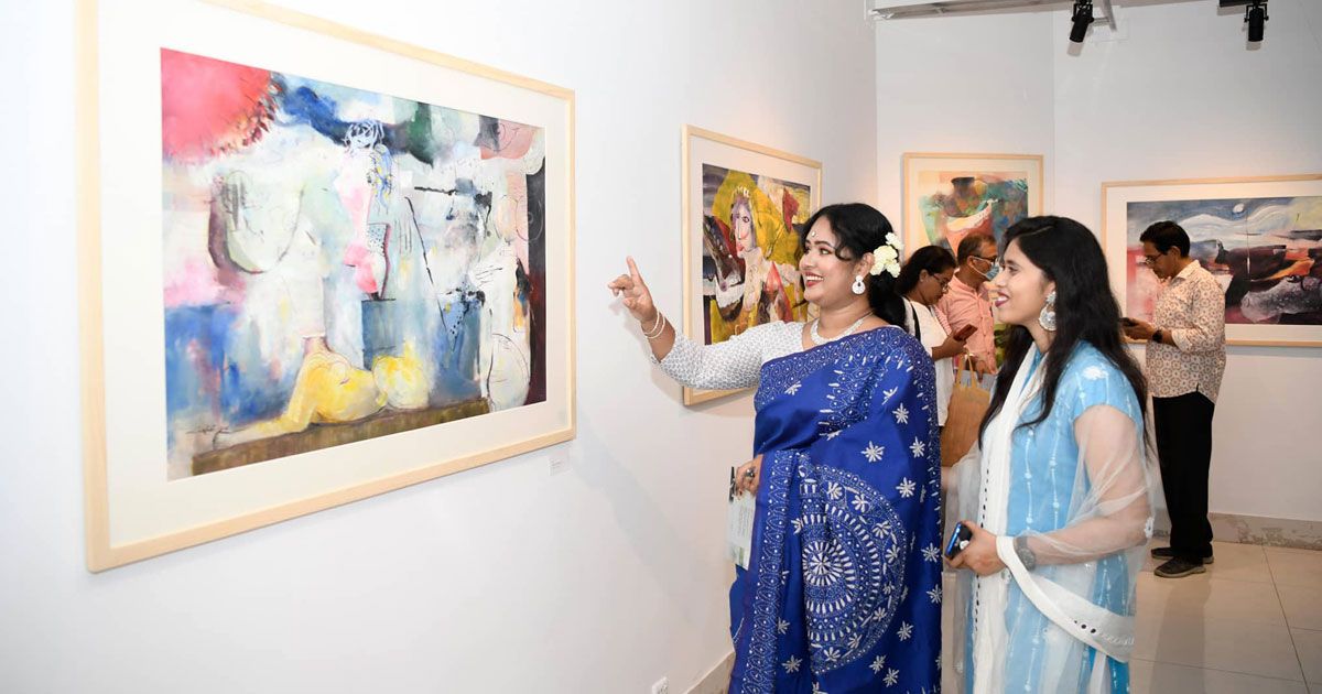 আলিয়ঁস ফ্রঁসেজে লিয়াকত আলীর ‘ছন্দময় বিমূর্ততা’