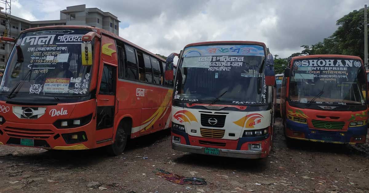 বাসে বাড়তি ভাড়া, জেলায় জেলায় ক্ষোভ-দুর্ভোগ