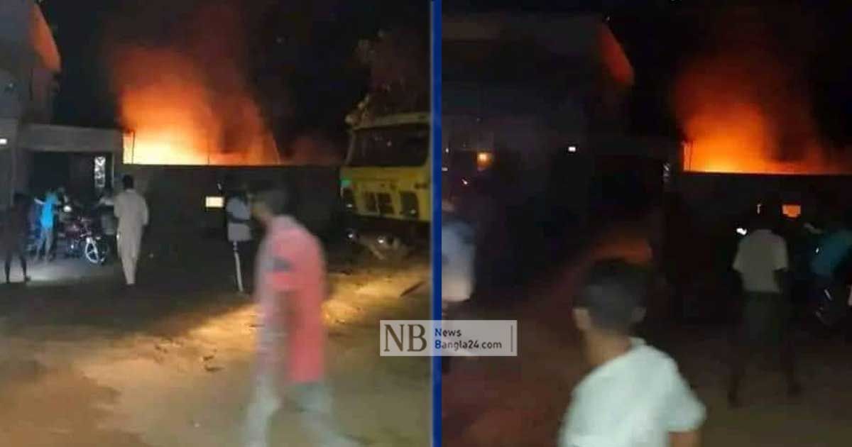 কুষ্টিয়ায় ফিলিং স্টেশনে আগুন, নিহত ২