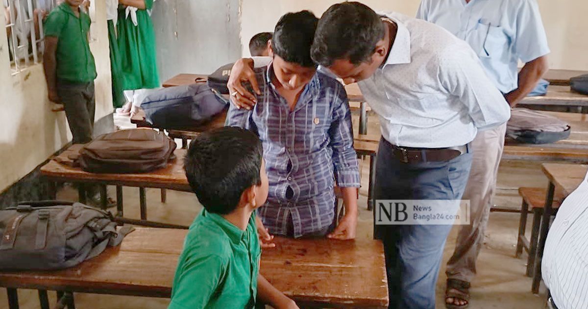 ইউএনওর ভালোবাসা মুগ্ধতা ছড়াল স্কুলজুড়ে