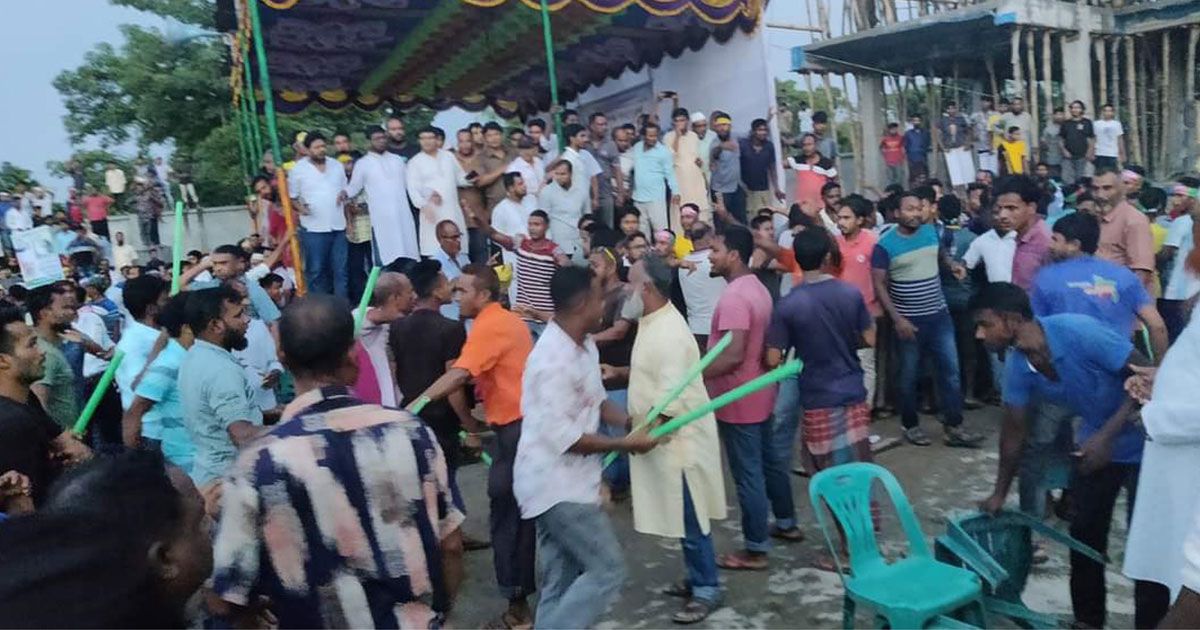 মিছিলের-পর-সমাবেশেই-বেধে-গেল-বিএনপির-দুই-পক্ষের