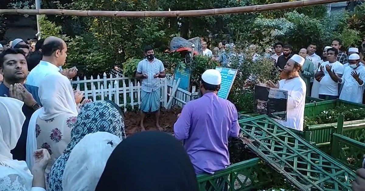 বনানীতে চিরনিদ্রায় গাজী মাজহারুল আনোয়ার