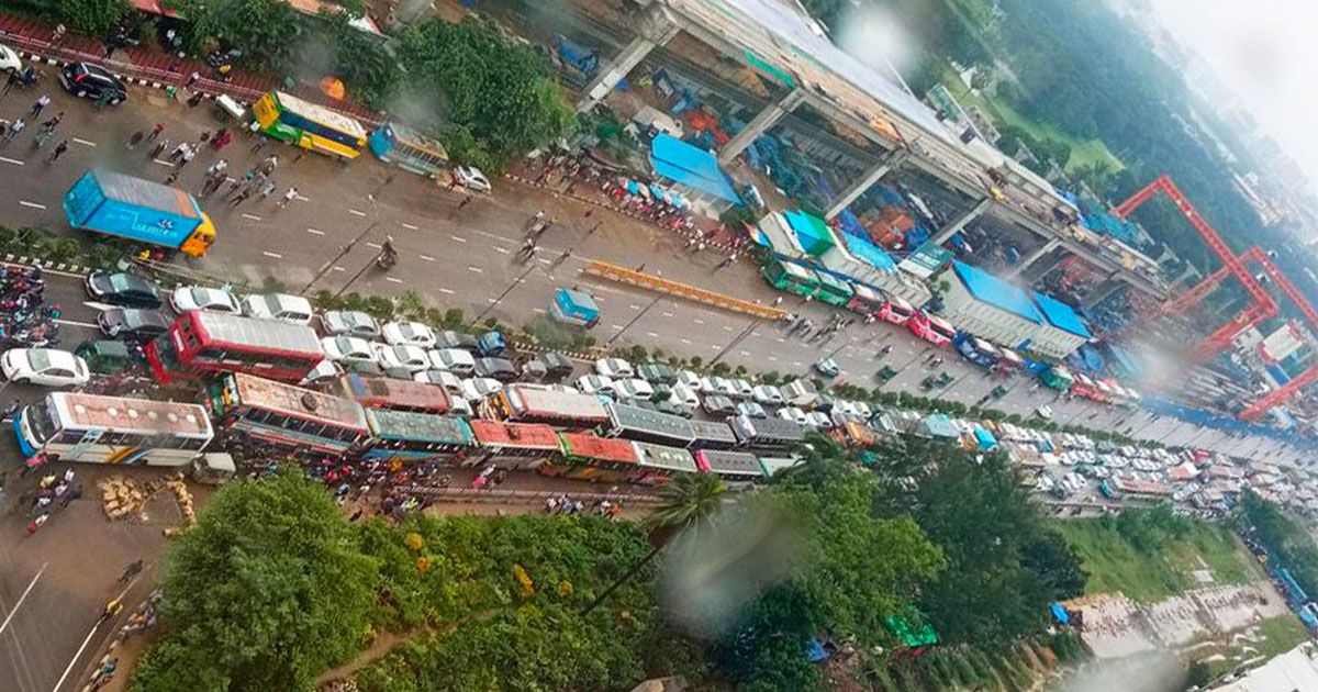 ‘ঢাকায় আজকের মতো এত যানজট কখনও দেখিনি’