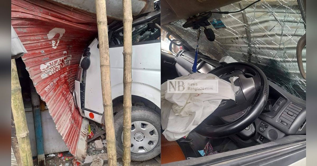 দোকানে ঢুকে পড়ল অ্যাম্বুলেন্স, নৈশপ্রহরী নিহত