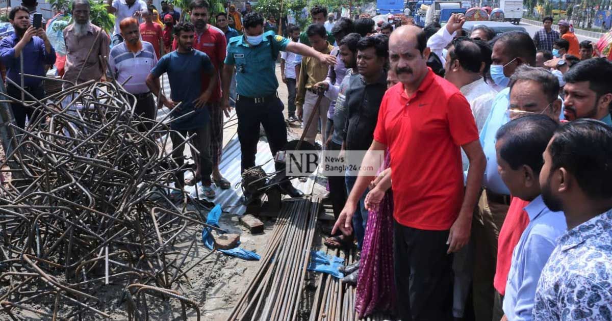 সড়ক ও ফুটপাতে রাখা নির্মাণসামগ্রী নিলামে বিক্রি