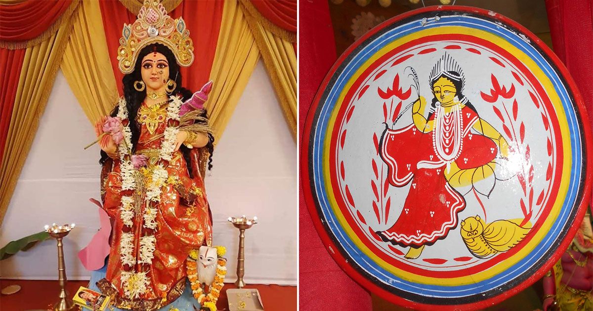 লক্ষ্মী পূজায় কারও প্রতিমা, কারও কেন ঘট-সরা