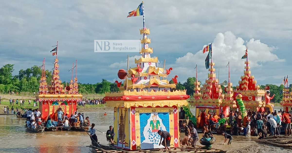 কল্প জাহাজ ভাসিয়ে সম্প্রীতির আহ্বান