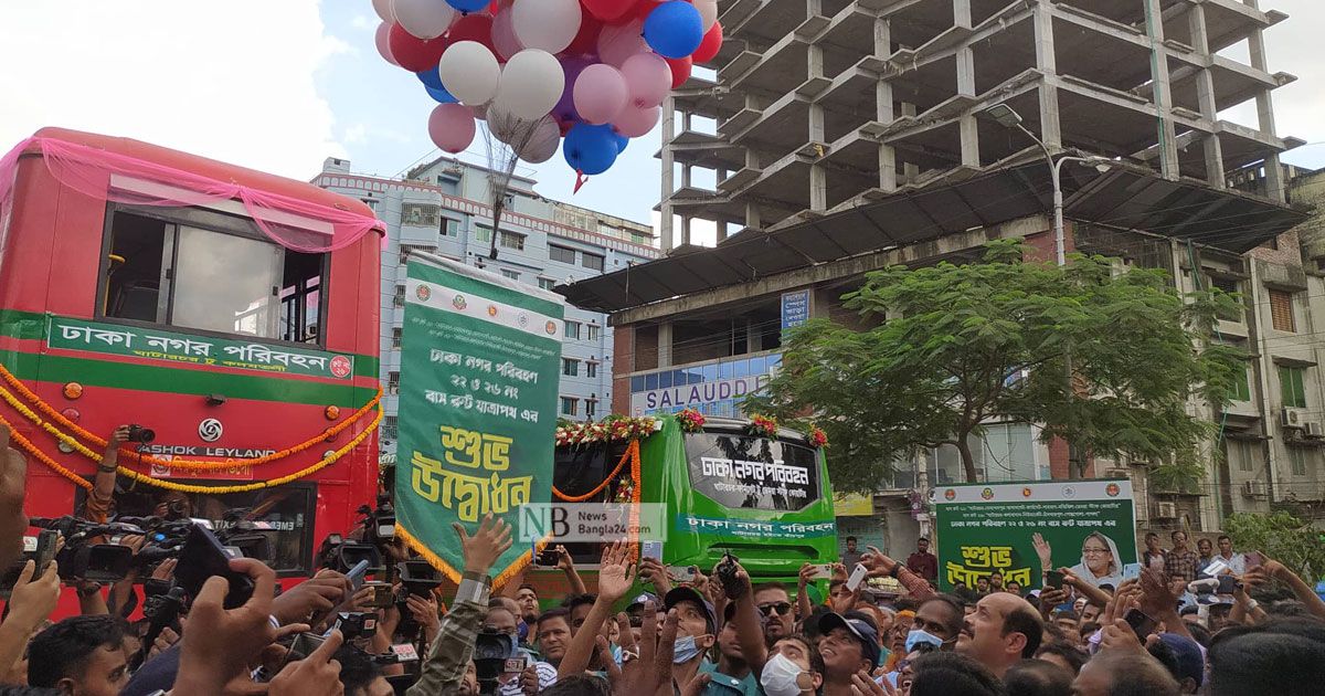 
স্বস্তির ‘ঢাকা নগর পরিবহন’ চালু নতুন দুই রুটে